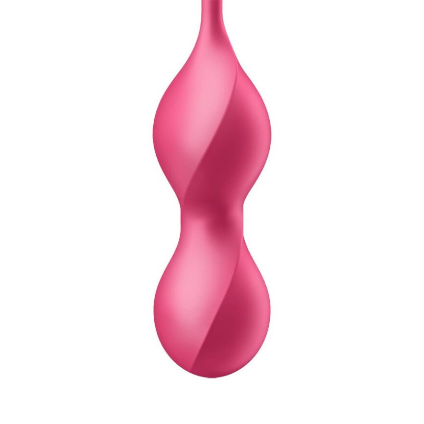 Вагінальні смарт-кульки з вібрацією Satisfyer Love Birds 2 Connect App Red, 86 г, пульт ДК фото 4