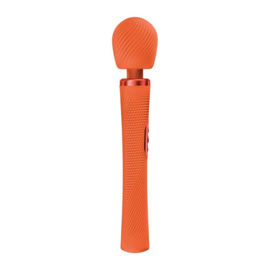 Вібромасажер Fun Factory VIM Vibrating Wand Orange, суперпотужний та легкий, до 6 годин роботи фото 1