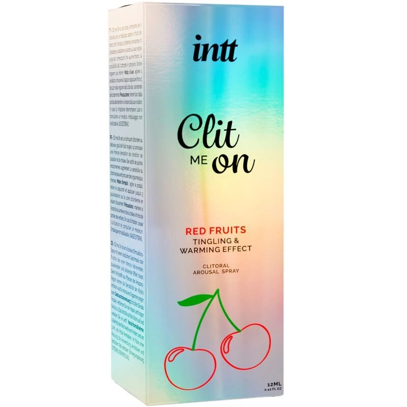 Возбуждающий спрей для клитора Intt Clit Me On Red Fruits Warming Effect 12мл согревающий эффект фото 3