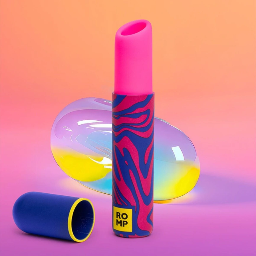 Вакуумный клиторальный стимулятор-помада Romp Lipstick, 7 уровней интенсивности фото 8