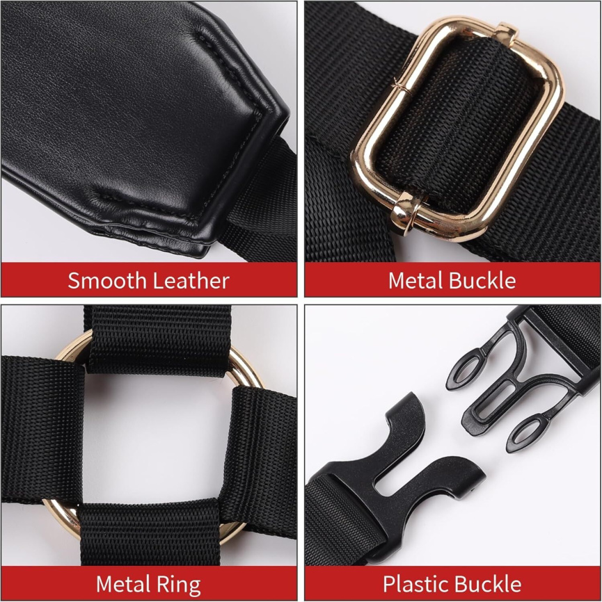 БДСМ-набір LOCKINK YEAHWOW Black Doggy Style Saddle set фото 2