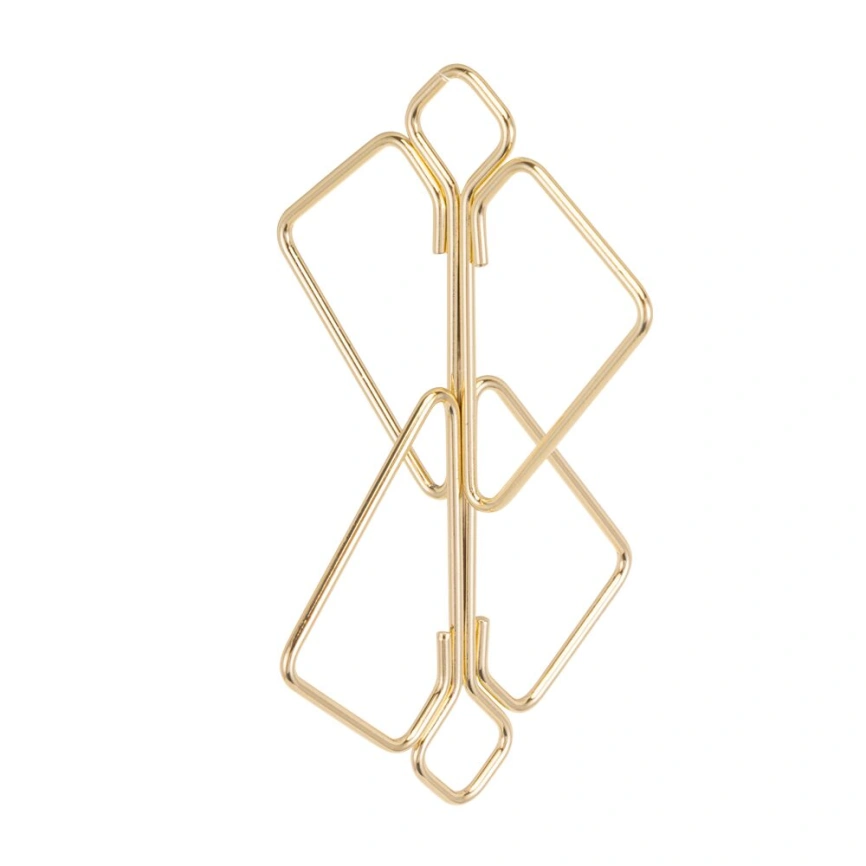 Зажимы для сосков LOCKINK Minimalism Nipple Clamps, золотистые фото 7