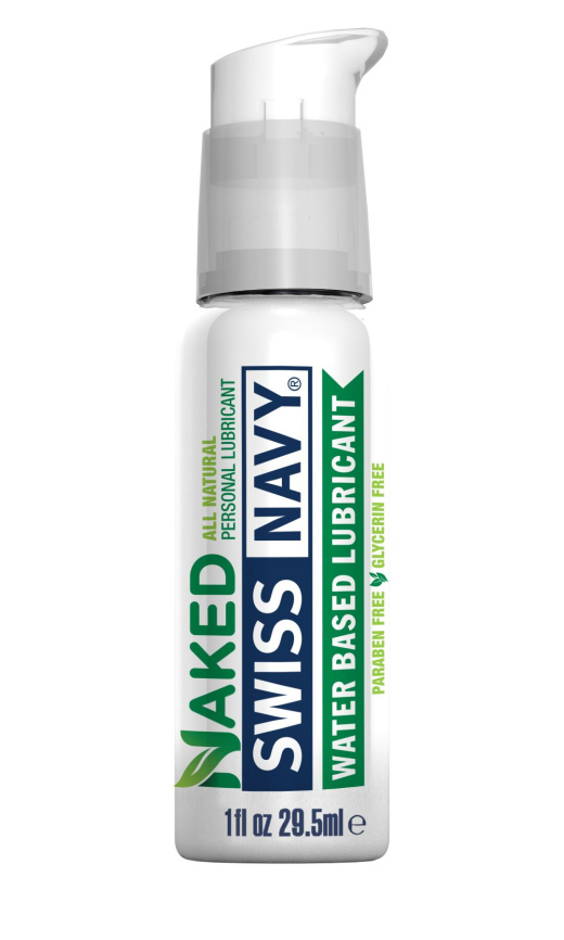 Лубрикант на водній основі Swiss Navy NATURAL All Natural, 29,5 мл, для чутливої ​​шкіри фото 1