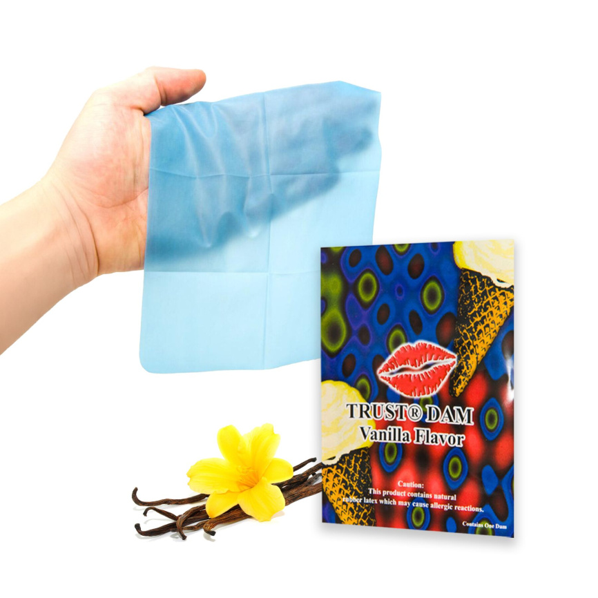 Латексна серветка Latex Dental Dams Vanilla 1 шт фото 1