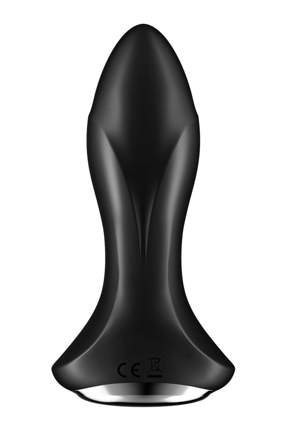Анальная смарт-вибропробка с жемчужным массажем Satisfyer Rotator Plug 1+ Black фото 7