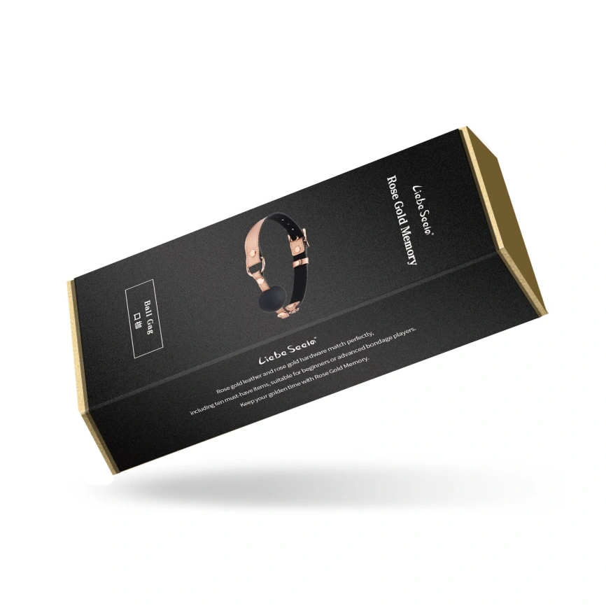 Кляп Liebe Seele Rose Gold Memory Ball Gag фото 10