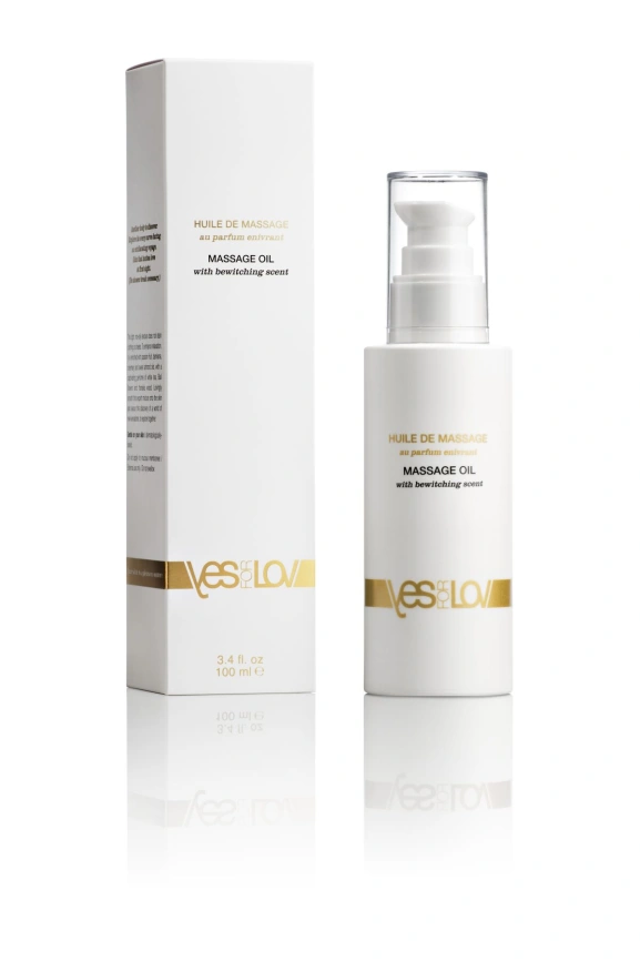 Массажное масло YESforLOV MASSAGE OIL with bewitching scent 100 мл фото 1