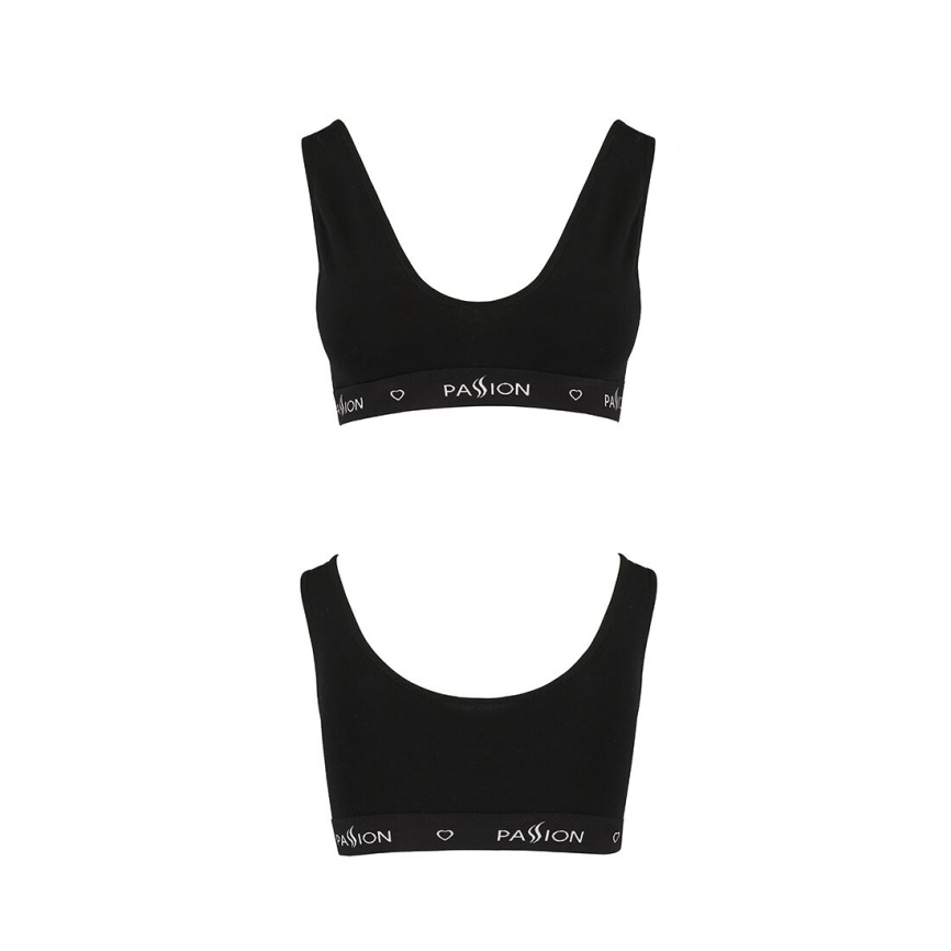 Спортивний топ з широкою гумкою Passion PS004 TOP XL, black фото 5