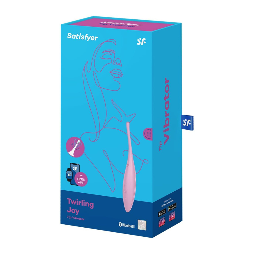 Смарт-вібратор для клітора Satisfyer Twirling Joy Pink фото 6