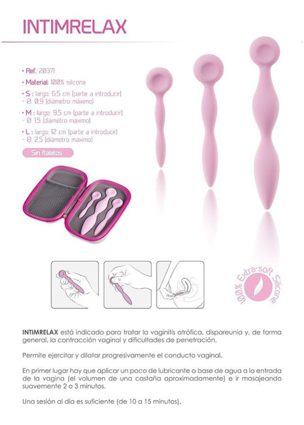 Система відновлення при вагініті Femintimate Intimrelax для зняття спазмів під час введення фото 5