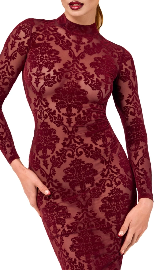Платье Noir Handmade F384 Kink Royal midi dress XL фото 3
