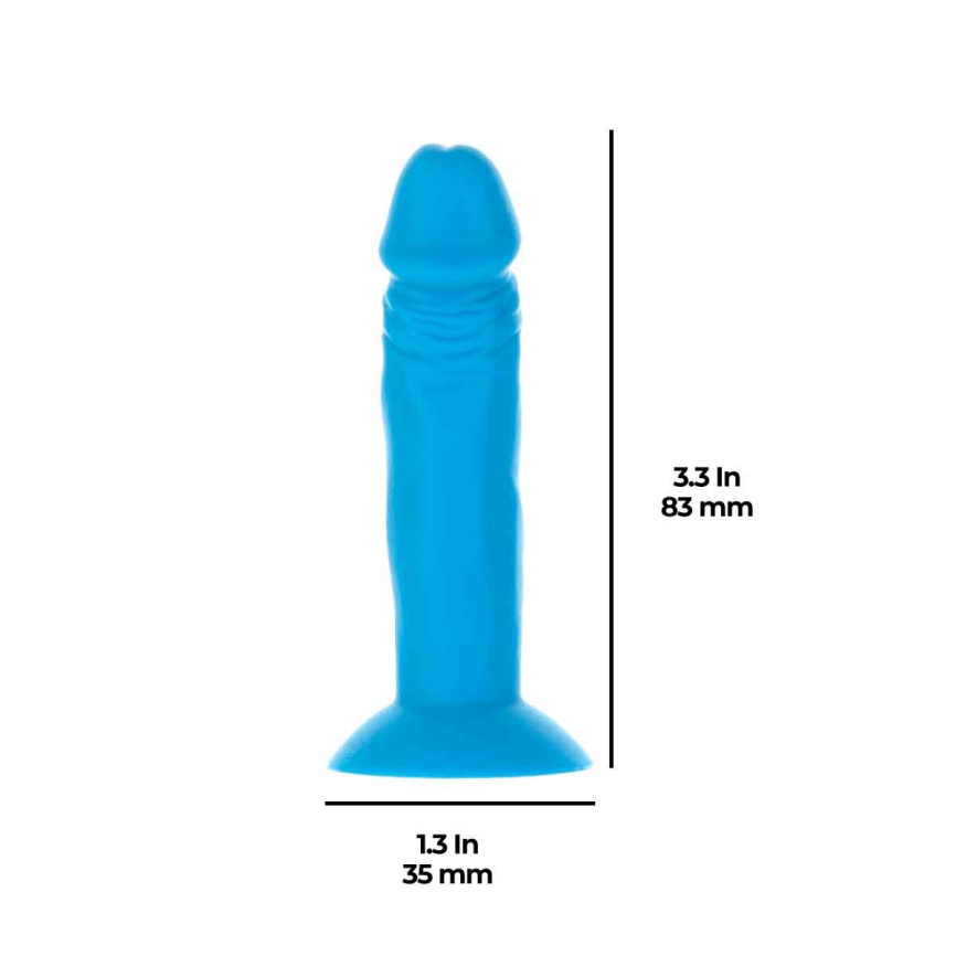 Набір фалоімітаторів ADDICTION Silly Willy 3.3” Silicone Dildo, 3 кольори, 12 шт фото 10