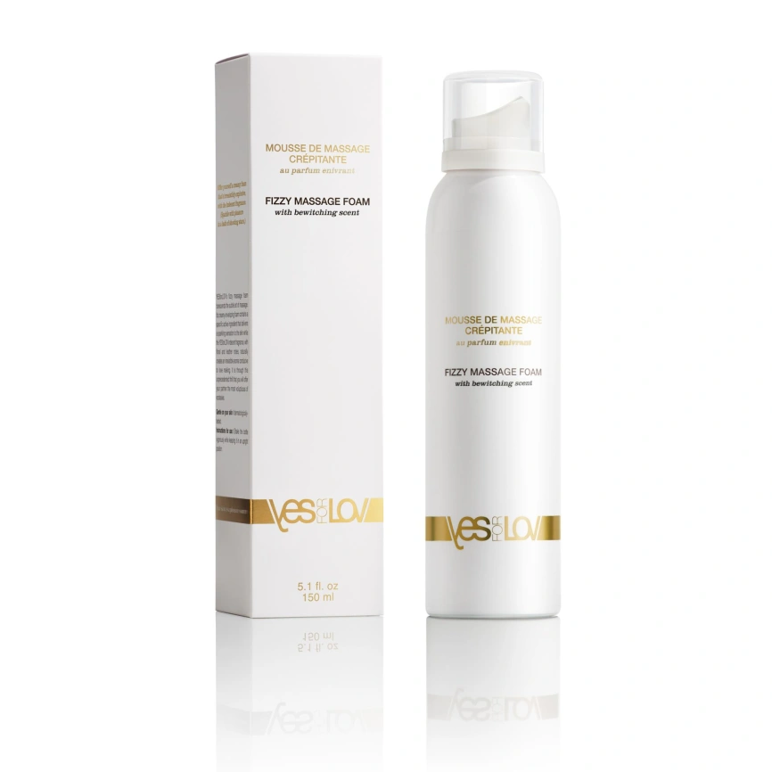 Массажная пена YESforLOV FIZZY MASSAGE FOAM with bewitching scent 150 мл фото 1