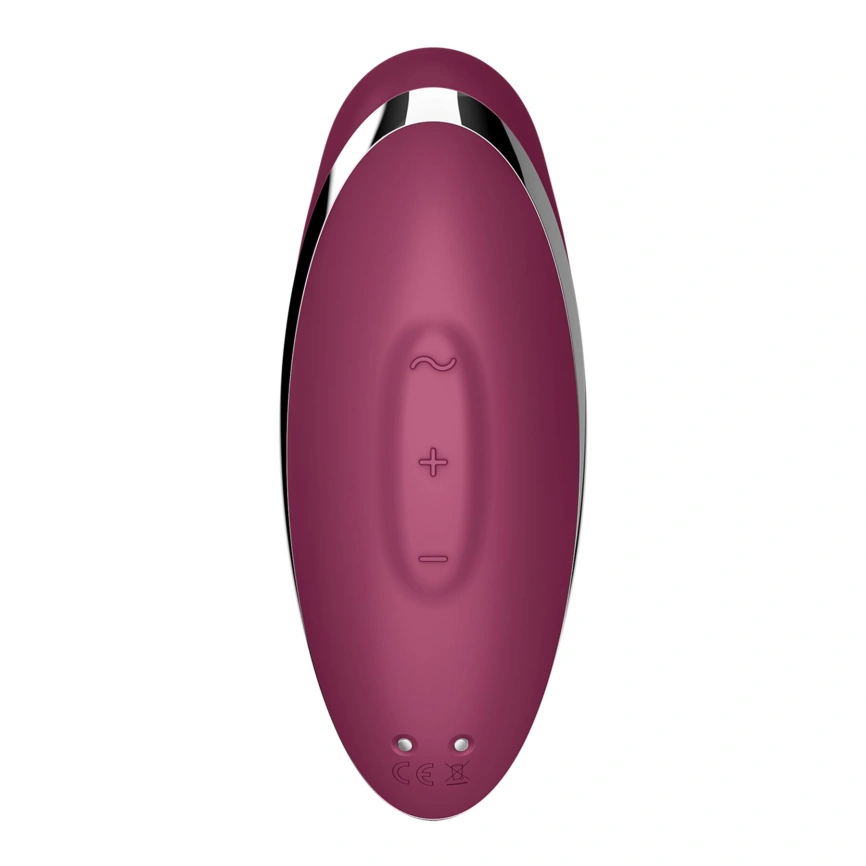 Вибростимулятор-пульсатор Satisfyer Tap & Climax 2 Red, эффект постукивания пальцем фото 6