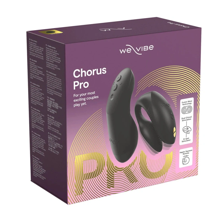 Смарт-вибратор для пар We-Vibe Chorus Pro Satin Black фото 14