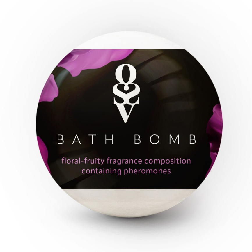 Бомбочка для ванни з феромонами Obsessive Bath bomb Floral - Fruity (100 г) фото 1