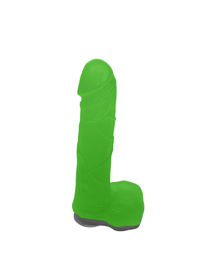 Мило у формі пеніса Чистий Кайф Green size M, крафтове мило-член, натуральне фото 1
