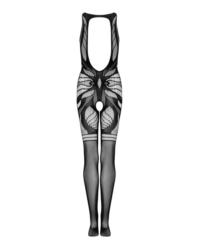 Сітчастий бодістокінг без рукавів Obsessive Bodystocking G331 S/M/L, black, з доступом фото 4