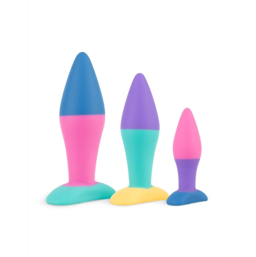 Набор анальных пробок PMV20 Koda – Butt Plug Set, диаметр 2,9 см, 3,9 см, 5 см фото 1