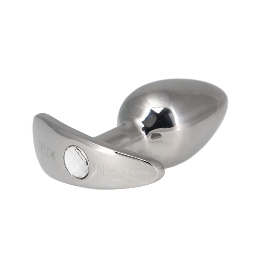 Анальна пробка Pillow Talk Sneaky Luxurious Stainless Steel Anal Plug із кристалом Swarovski фото 2
