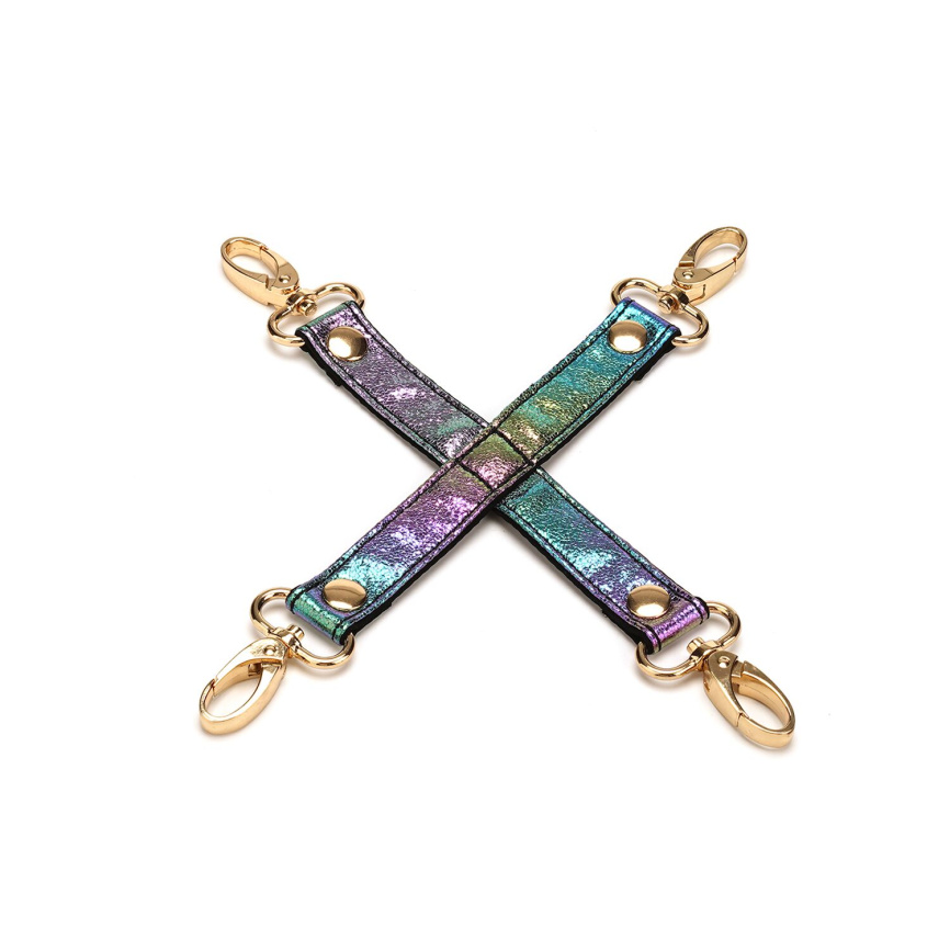 БДСМ-набір Liebe Seele Vivid Rainbow 8 Pieces Set, 8 аксесуарів, екошкіра на оксамитовій основі фото 7