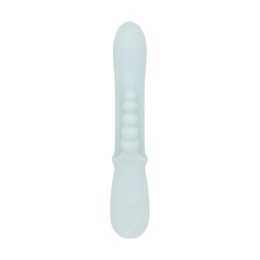 Вібратор-кролик Good Vibes Only - SAGE Triple Stimulation Vibe Soft Silicone - Blue фото 3