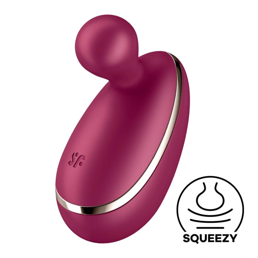 Вибратор для наружной стимуляции Satisfyer Spot On 1 Berry, гибкий отросток фото 1