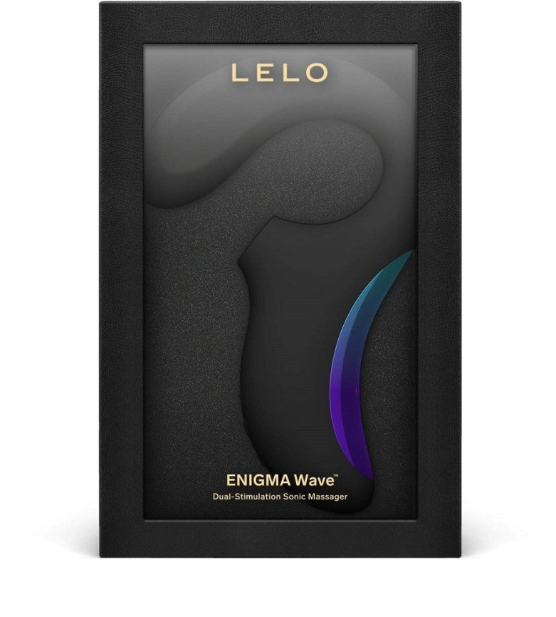 Кліторально-вагінальний звуковий стимулятор LELO Enigma WAVE Black, 3 типи стимуляції фото 6