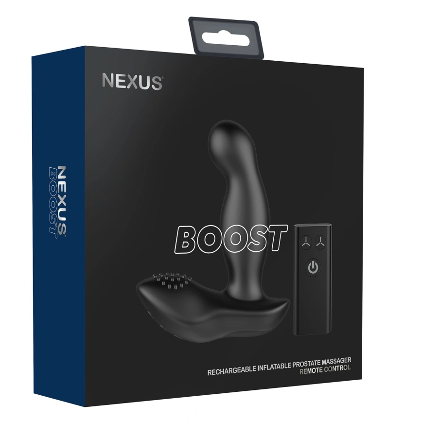 Вибромассажер простаты Nexus Boost с надувной головкой, пульт ДУ фото 7