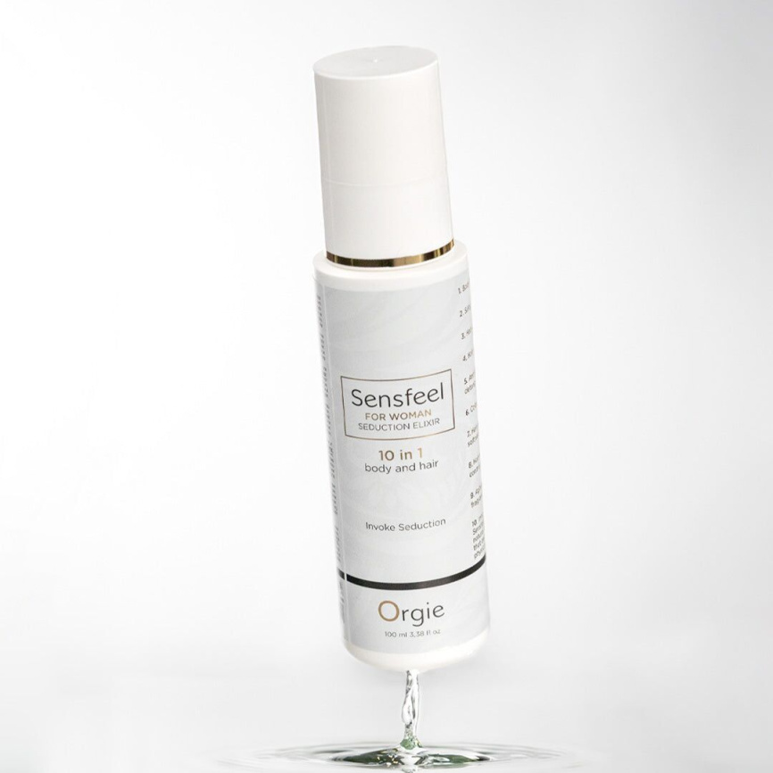 Лосьйон з феромонами для тіла та волосся Orgie – Sensfeel Seduction Elixir 10 in 1 for Woman (100 мл) фото 4
