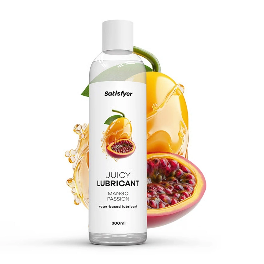 Лубрикант на водной основе Satisfyer Juicy Lubricant Mango & Passion 300 мл (мятая упаковка!!!) фото 3