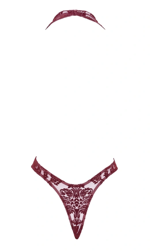 Боди Noir Handmade F386 Kink Royal cascade bodysuit XL фото 8