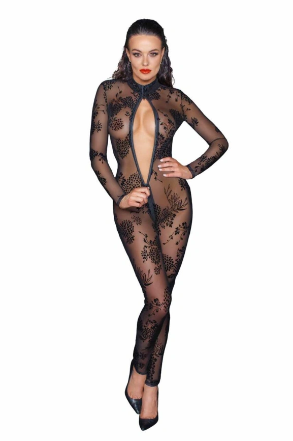 Сетчатый бодистокинг Noir Handmade F237 Long tulle overall, 3XL фото 1