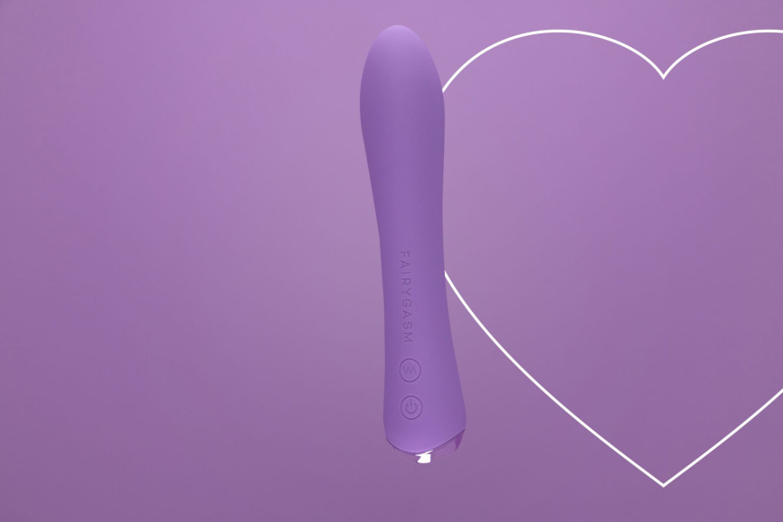 Вібратор з підігрівом FairyGasm WowGenie violet, підігрів до 42 °C фото 6