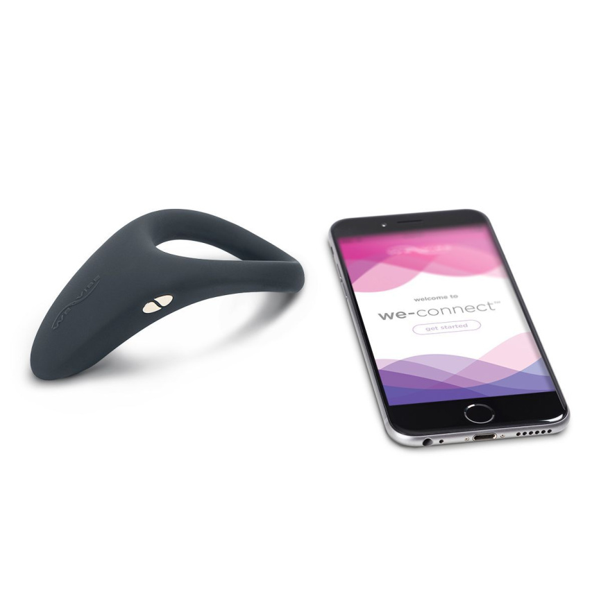 Смарт-віброкільце під одяг VERGE BY WE-VIBE SLATE, охоплює пеніс та мошонку, 10 режимів фото 7