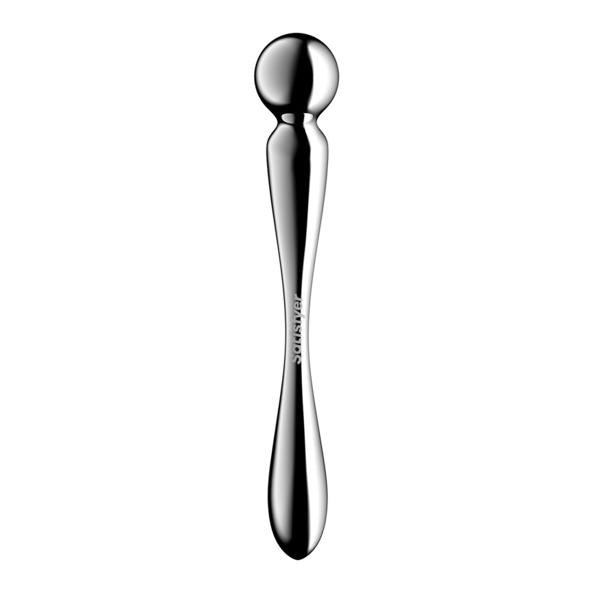 Металевий дилдо Satisfyer Star Force 2, двосторонній, можна нагрівати та охолоджувати фото 4