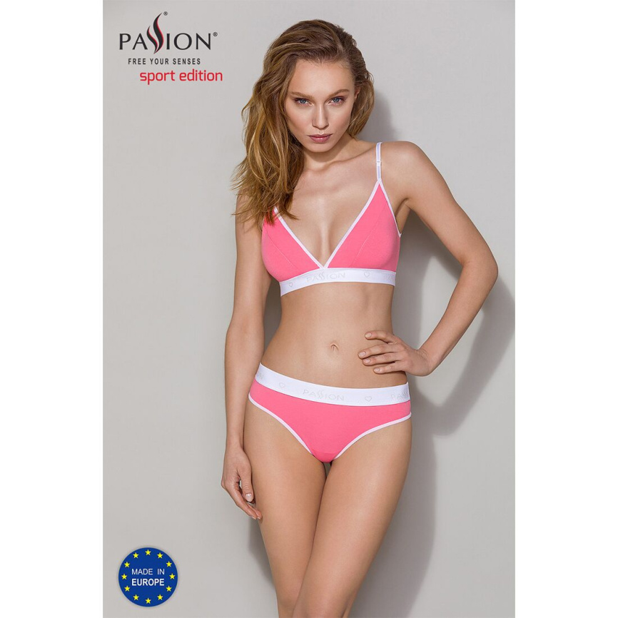 Спортивний топ з подвійними бретелями Passion PS007 TOP M, pink фото 3