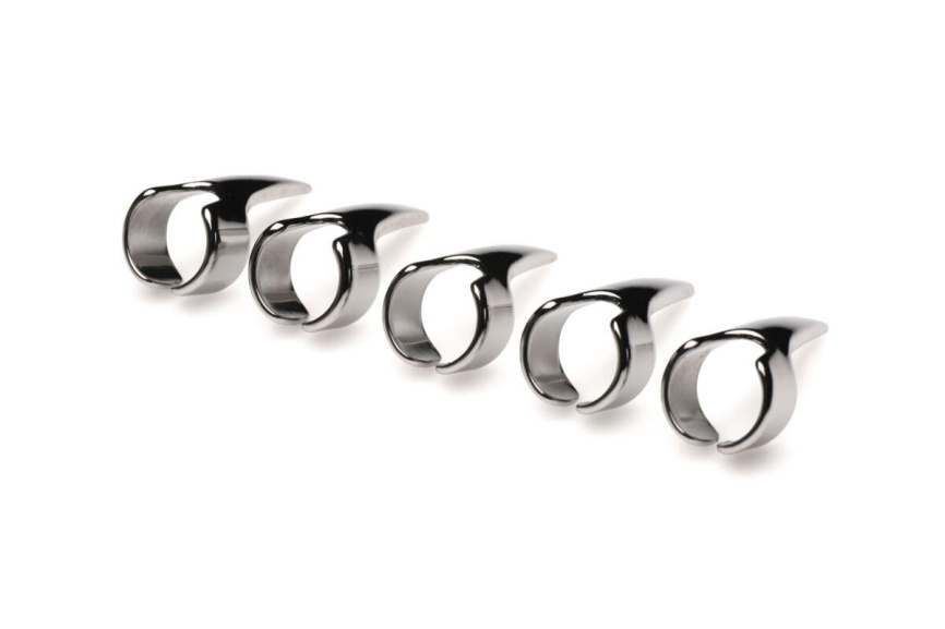Набір кілець з кігтями Master Series Five-Piece Sensation Claw Rings - Silver фото 4