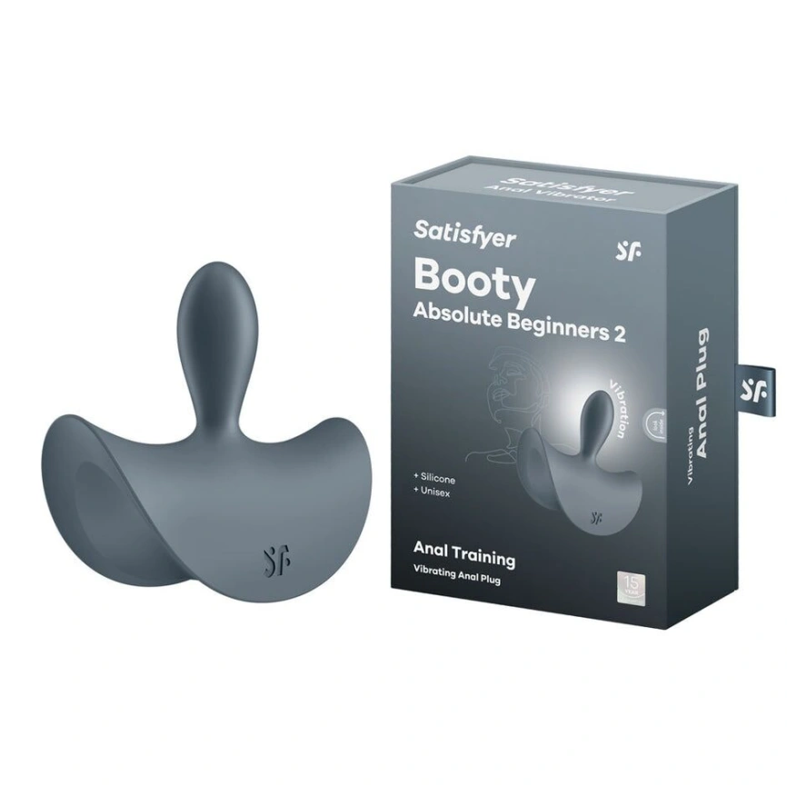 Анальная вибропробка Satisfyer Booty Absolute Beginners 2, для начинающих, вводимая часть 3,5 см фото 6