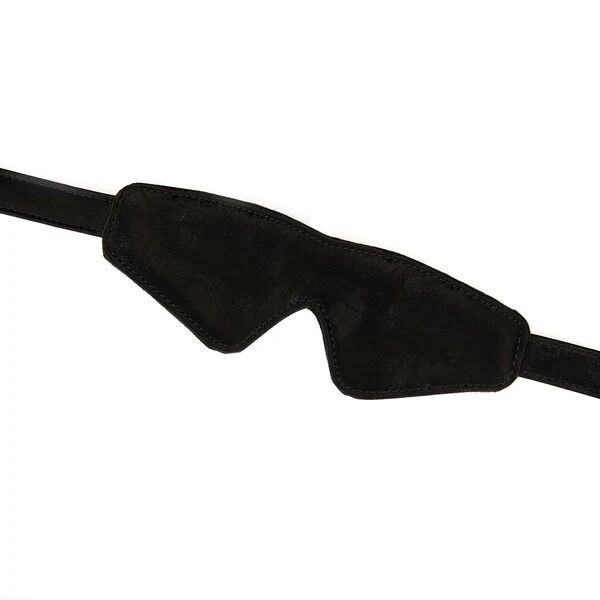 Маска на очі Liebe Seele Boudoir Amor Blindfold Black, щільне прилягання, оксамитовий фініш фото 3