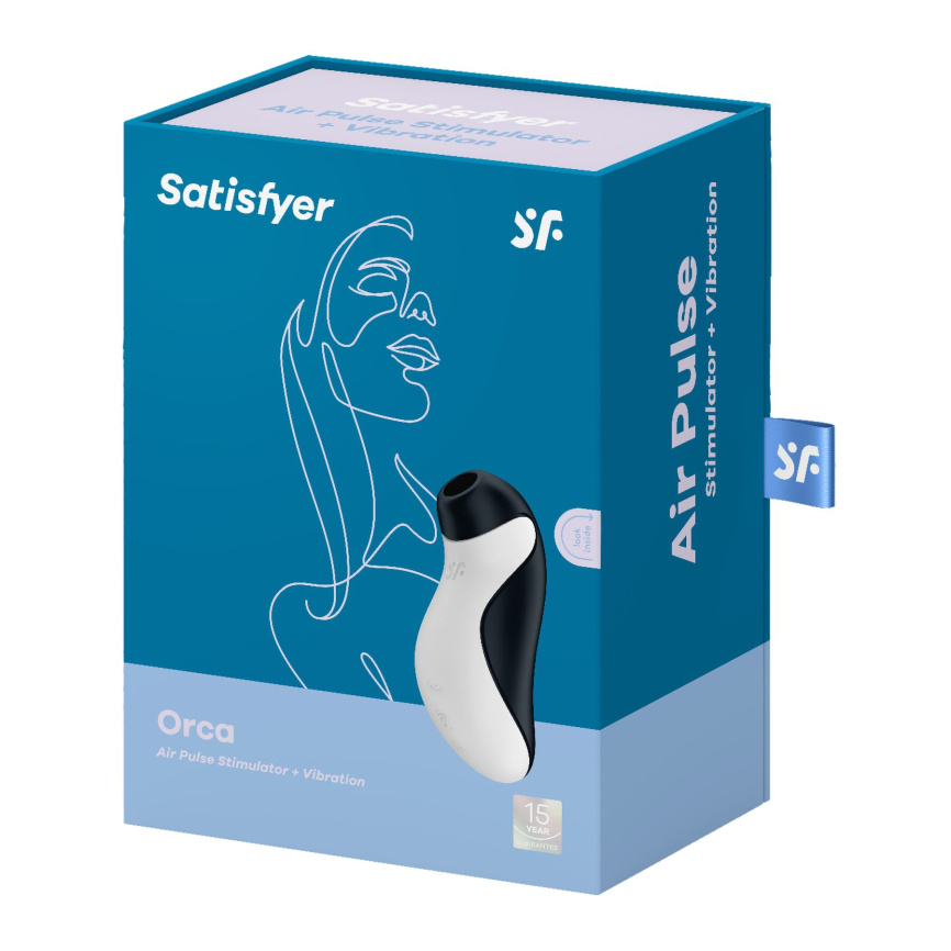 Вакуумний стимулятор з вібрацією Satisfyer Orca фото 7