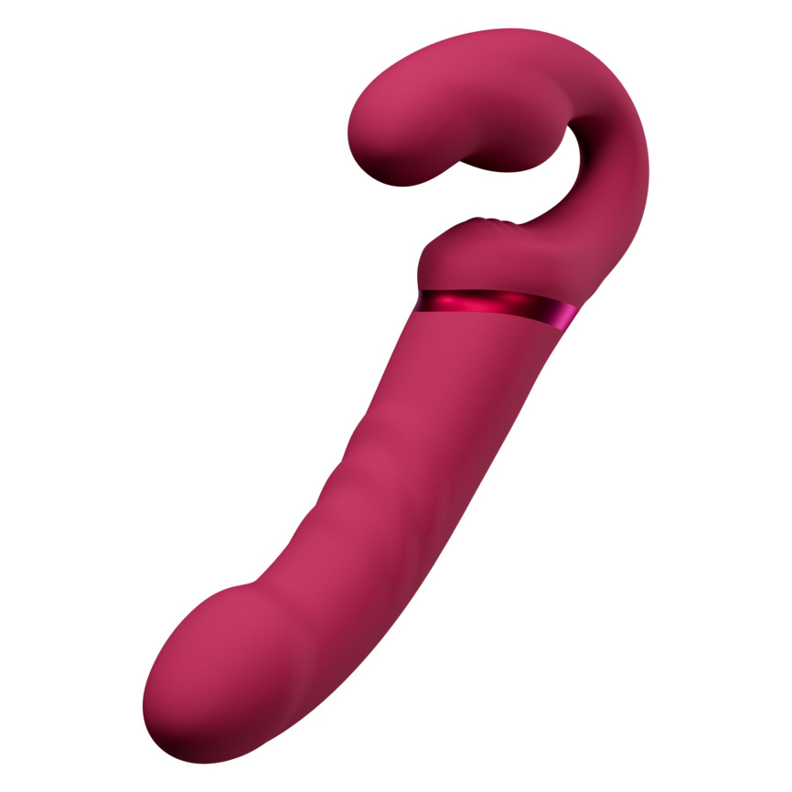 Безремінний смарт-страпон Lovense Lapis vibrating strapless strap-on, 3 мотори фото 4