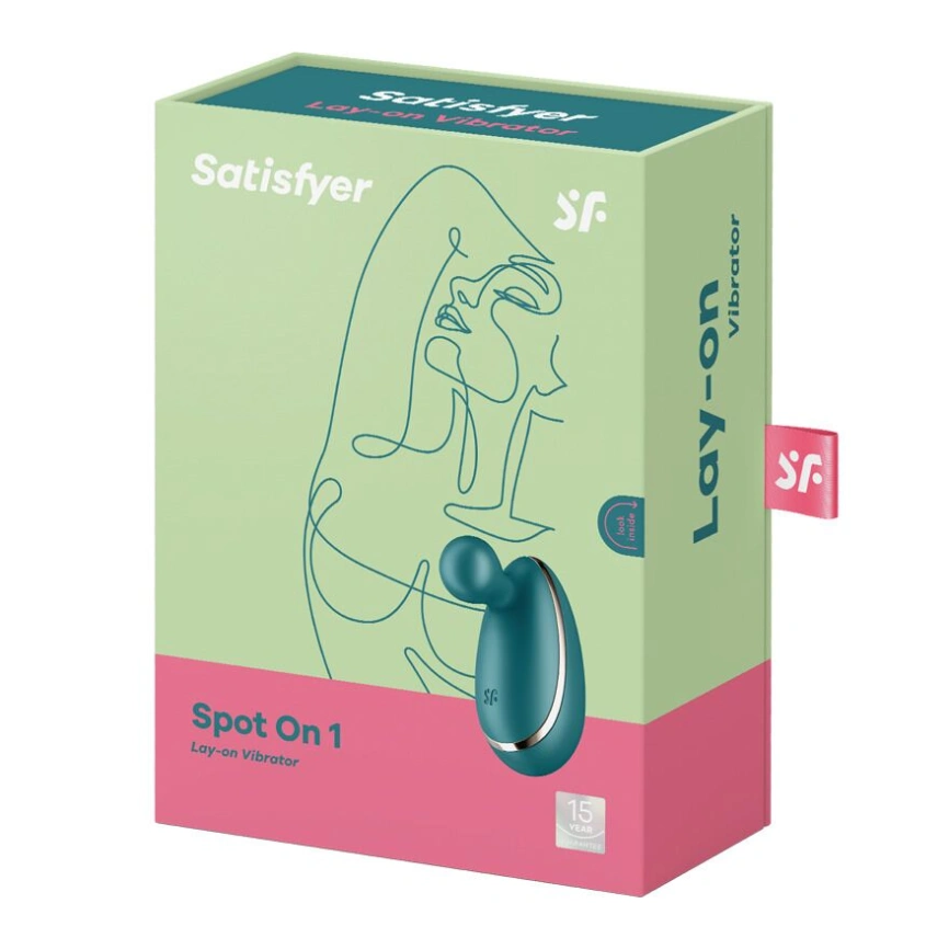 Вибратор для наружной стимуляции Satisfyer Spot On 1 Green, гибкий отросток фото 5