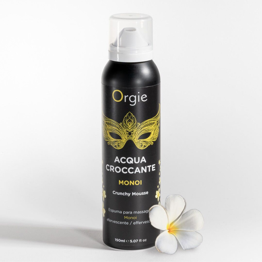 Масажна пінка Orgie – Acqua Croccante Monoi (150 мл), ефект бульбашок, що лопаються фото 4