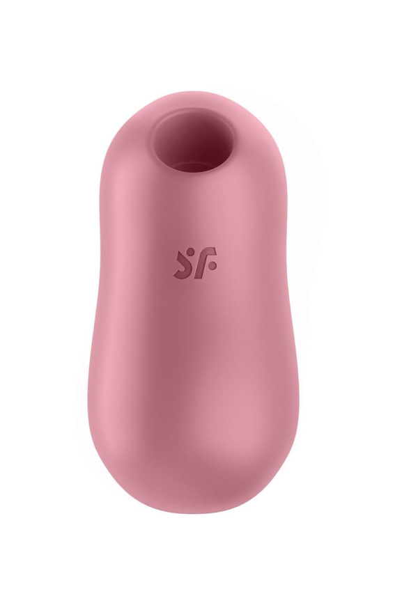 Вакуумний стимулятор із вібрацією Satisfyer Cotton Candy Light Red фото 3
