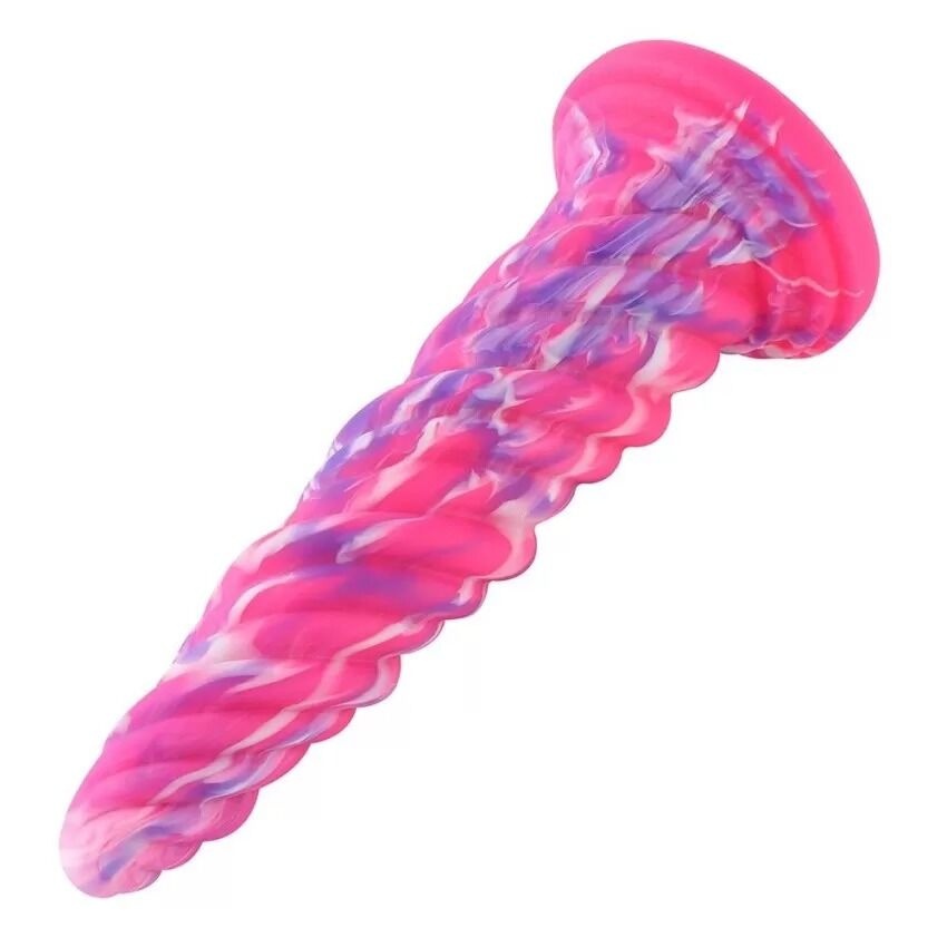Фалоімітатор для секс-машин Hismith Awl Shape Silicone Dildo Monster Series, кріплення KlicLok фото 3