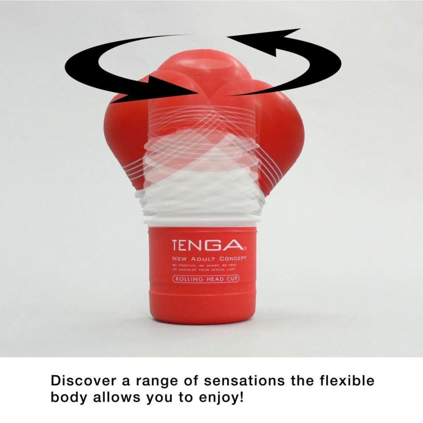 Мастурбатор Tenga Rolling Head Cup с интенсивной стимуляцией головки фото 3