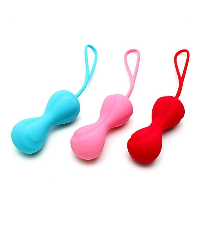 Вагінальні кульки Satisfyer Power Balls (3 пари), діаметр 3,4см, маса 60-76-92г, з кулькою всередині фото 3
