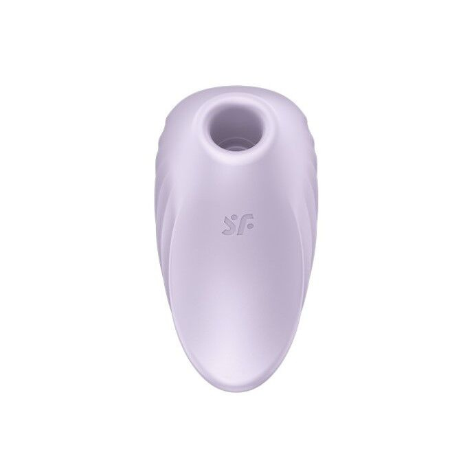 Вакуумний кліторальний стимулятор із вібрацією Satisfyer Pearl Diver Violet фото 3