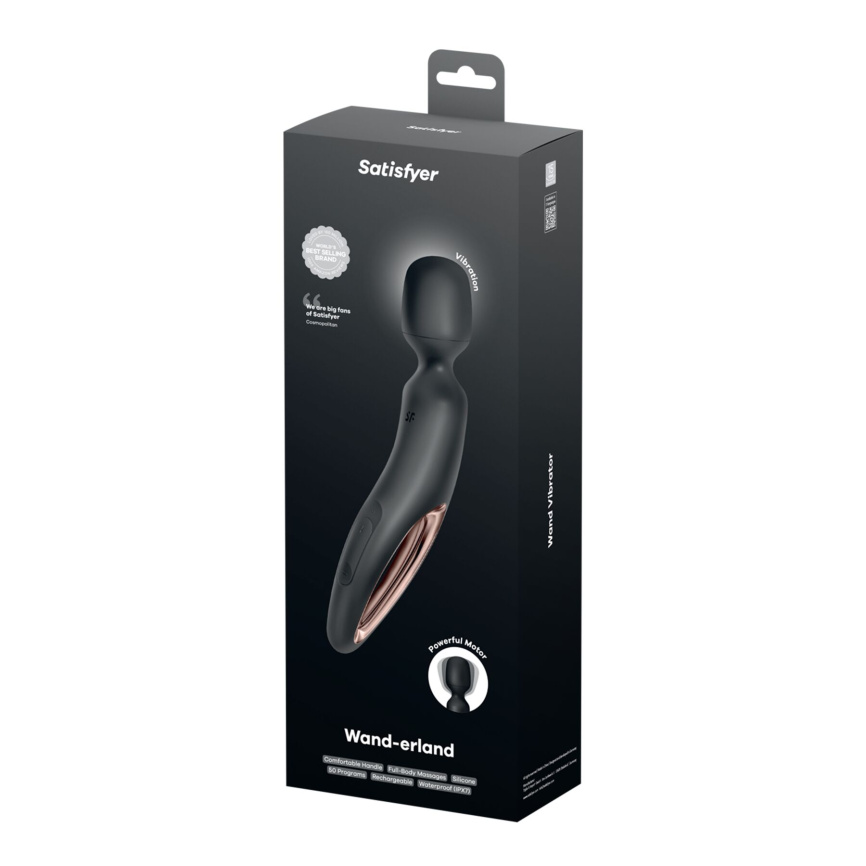 Вібромасажер Satisfyer Wand-erland (Black/Rosegold) фото 5